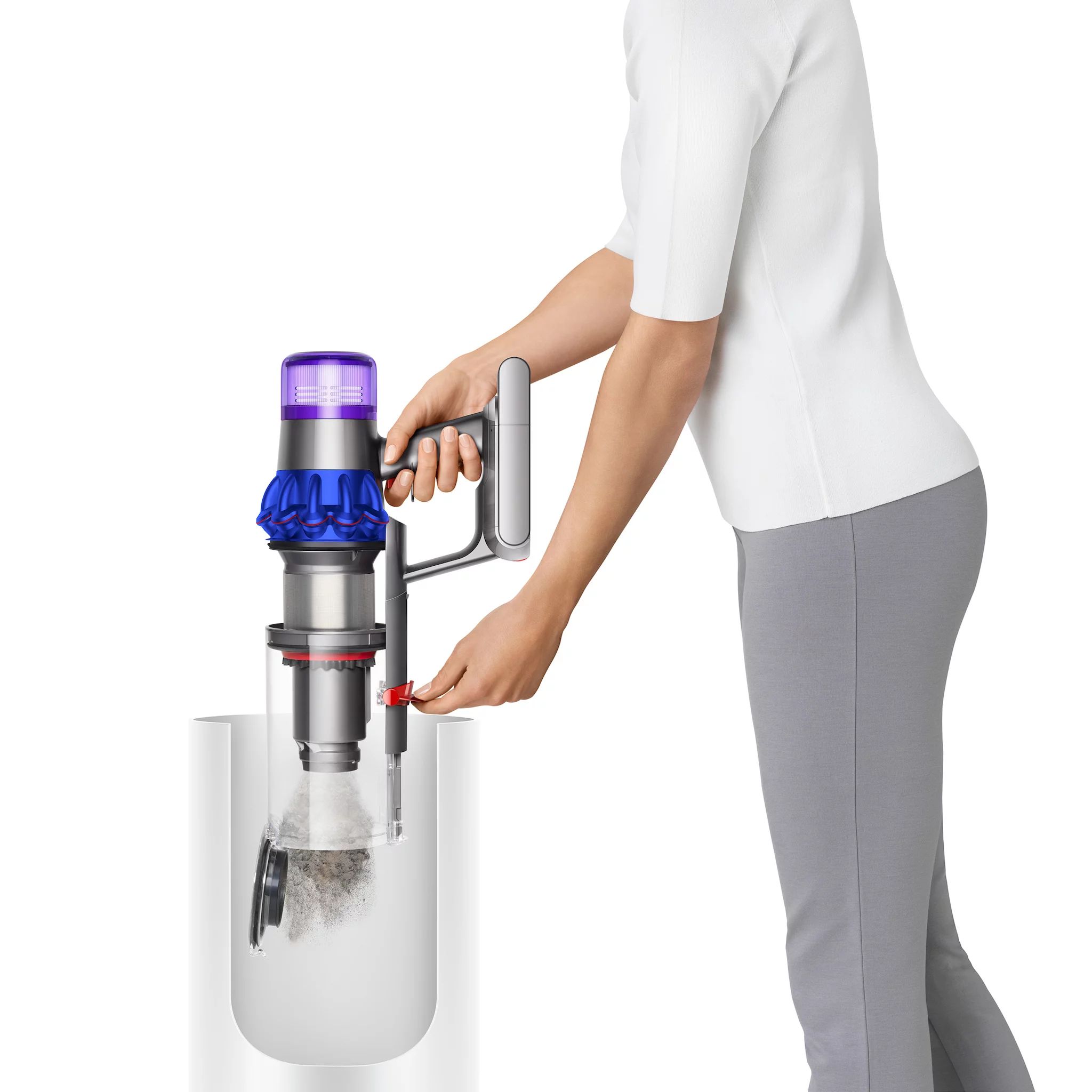 Dyson SV47 V15 Detect , Fluffy, Blau/ Nickel