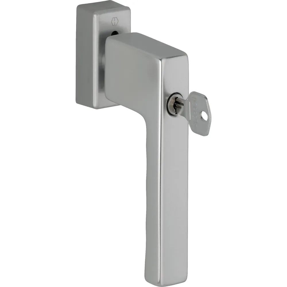HOPPE Fenstergriff TOULON Sperrzylinder, VK 32-42 mm, Aluminium silber eloxiert
