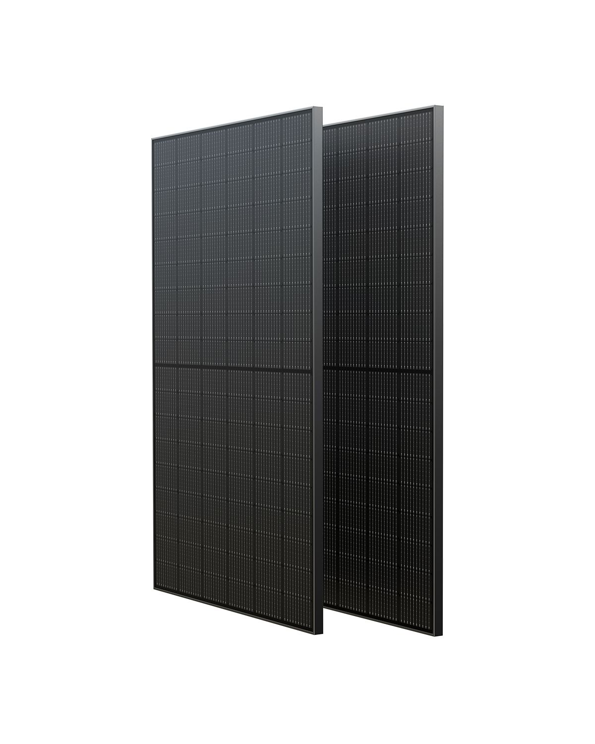 Ecoflow Solarkollektor - starr - 400 Watt - Schwarz (Packung mit 2)