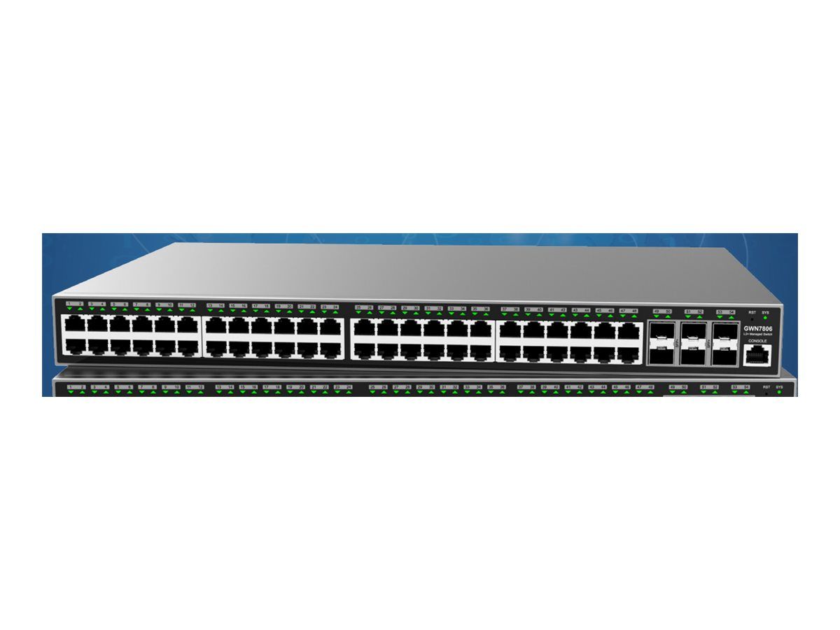 Grandstream GWN7800 Series GWN7806 - Switch - für Anwendung in Unternehmen