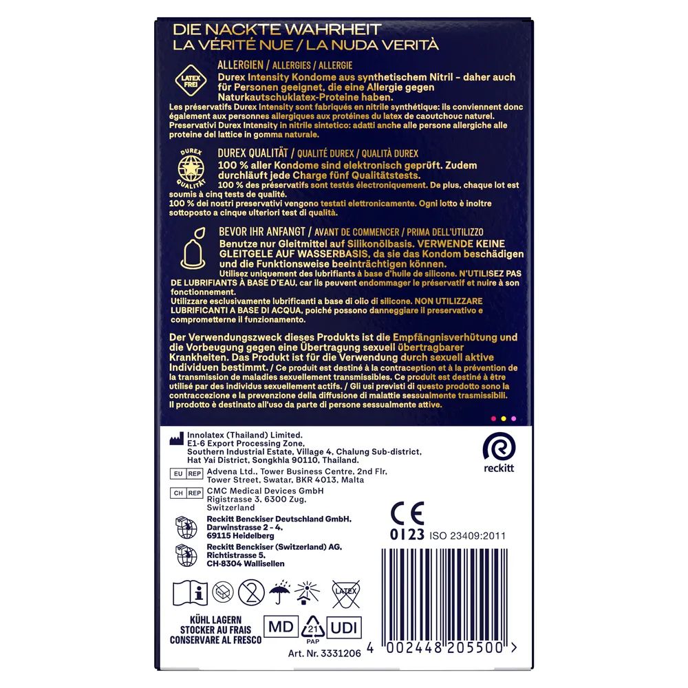 Durex Intensity Extra Feucht 8 Stück