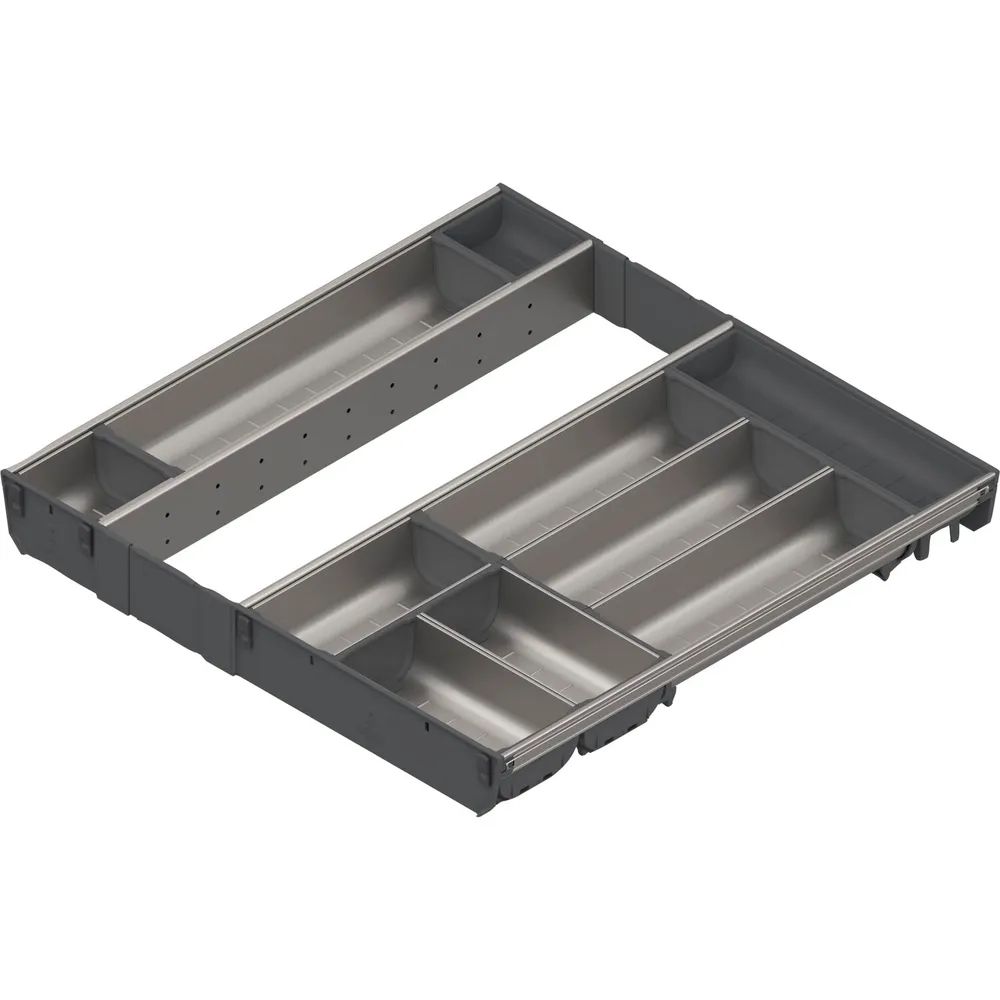 BLUM ORGA-LINE Schalen-Set KB 600/NL 550 mm Edelstahl/Kunststoff