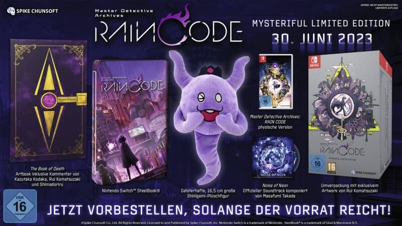 Nintendo Master Detective Archives: RAIN CODE MYSTERIFUL LMT EDITION