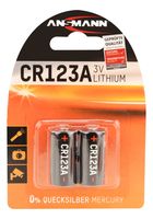 Ansmann 1510-0023 - Einwegbatterie - CR123A - Lithium - 3 V - 2 Stück(e) - 1500 mAh