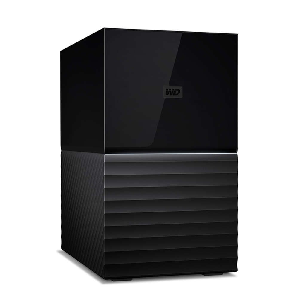 WD My Book Duo WDBFBE0200JBK - Festplatten-Array - 20 TB - 2 Schächte - HDD 10 TB x 2 - USB 3.1 (ext