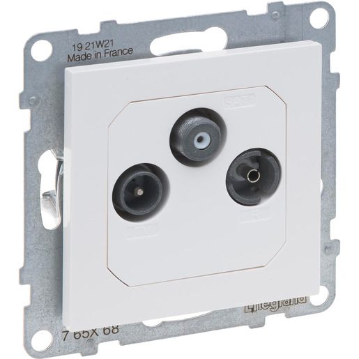 Legrand DURCHGANGSDOSE TV-R-SAT F.HD-T / LEGRAN 765168 SEANO 765168