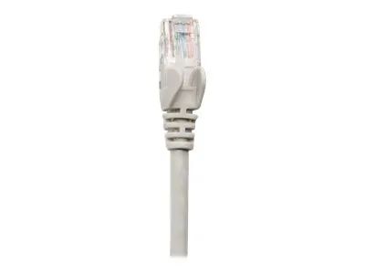 IC Intracom Intellinet Network Patch Cable, Cat5e, 7.5m, Grey, CCA, U/UTP, PVC, RJ45, Gold Plated Contacts, Snagless, Booted, Lifetime Warranty, Polybag - Patch-Kabel - RJ-45 (M)