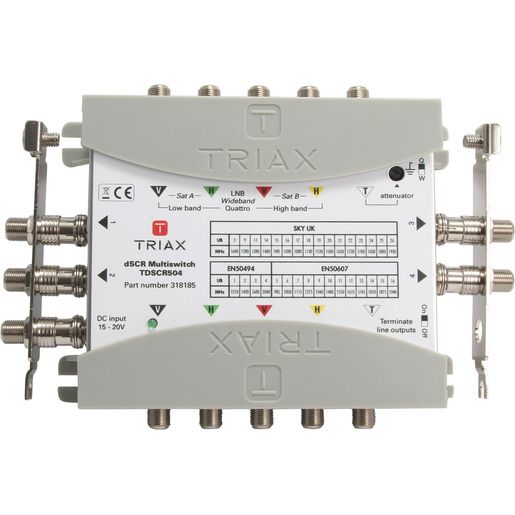 Triax MULTISCHALTER UNICABLE / TRIAX TdSCR 504 318185