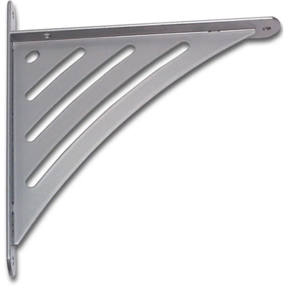 alfer® Austria GmbH  Konsole Sitio starr, Höhe 200 mm, Tiefe 190 mm, Stahl weiß-aluminium lackiert