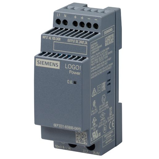 Siemens LOGO!Power 24 V / 1,3 A / SIEMEN 6EP3331-6SB00-0AY0