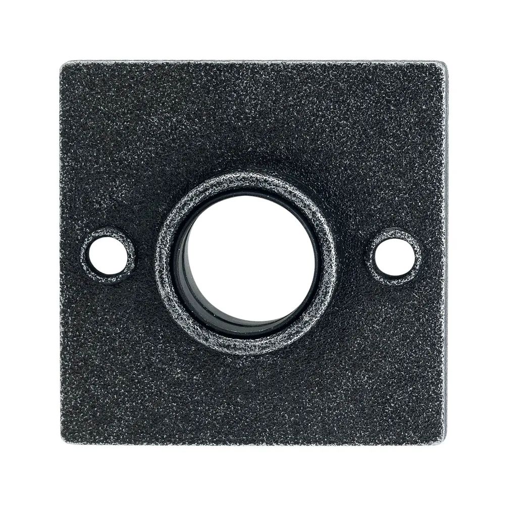HALCÖ Drückerosette HALL & SÖLL, 52 x 52 mm, verzinkt schwarz passiviert