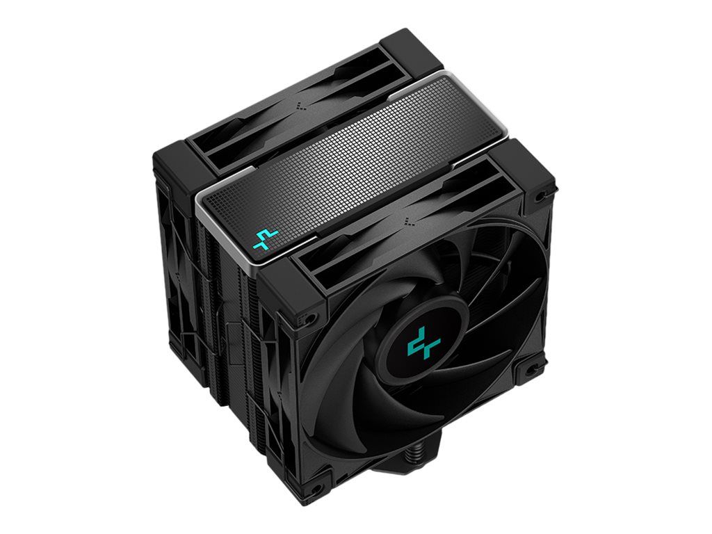 Deepcool AK400 ZERO DARK PLUS - Prozessor-Luftkühler - (für: LGA1155, LGA1150, LGA1151, AM4, LGA1200, LGA1700, AM5)
