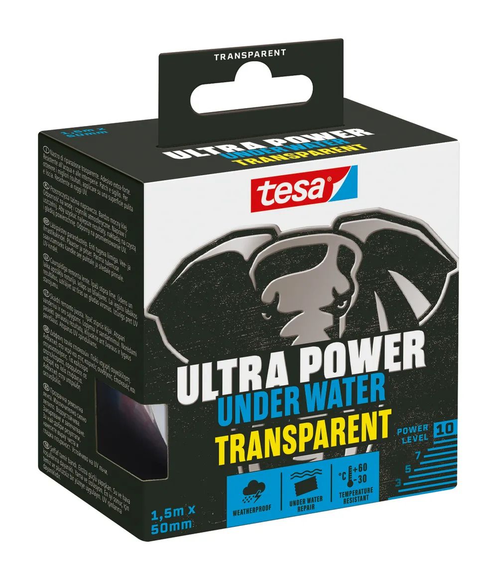 tesa® Ultra Power Underwater Tape Transparent