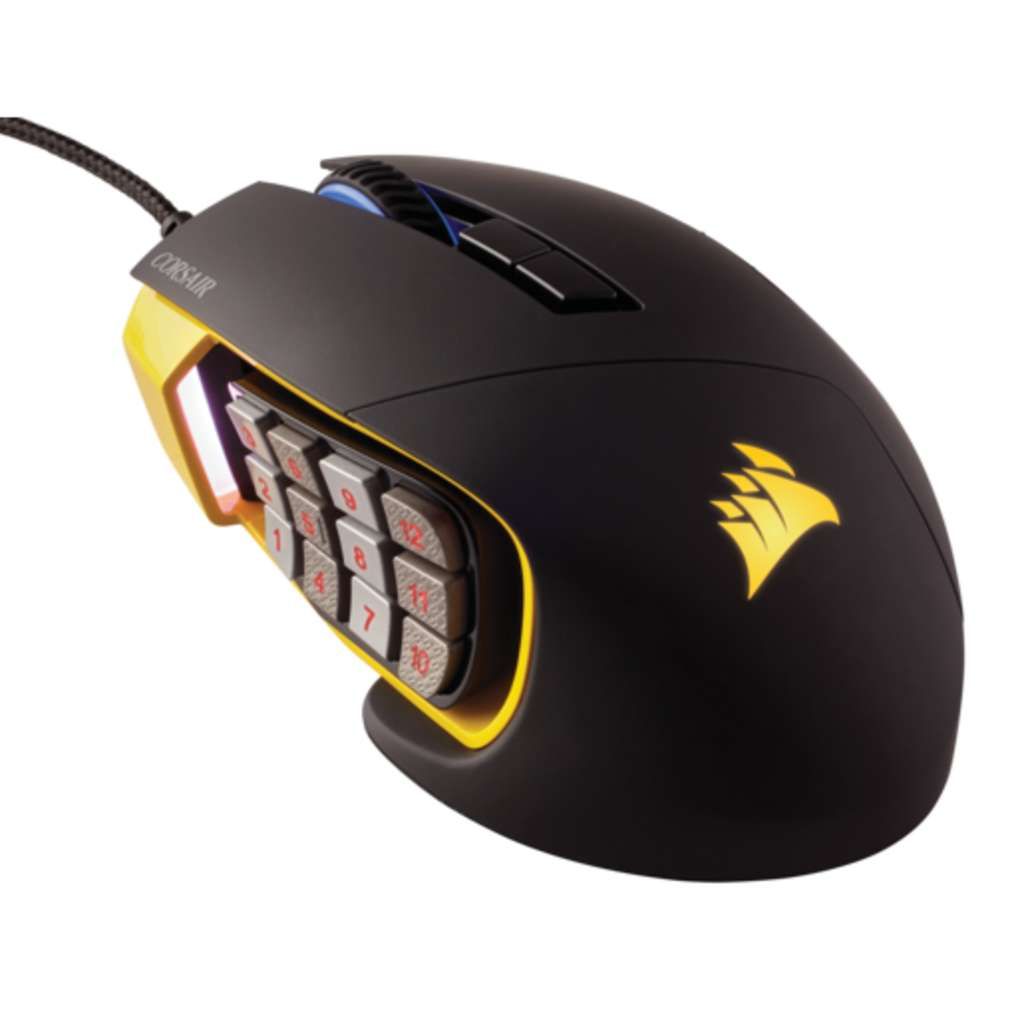Corsair Scimitar Pro RGB Optical, Gelb