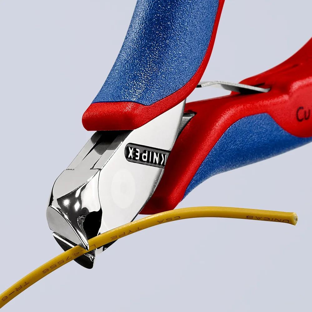 KNIPEX Elektronik-Vornschneider mit Mehrkomponenten-Hüllen 115 mm