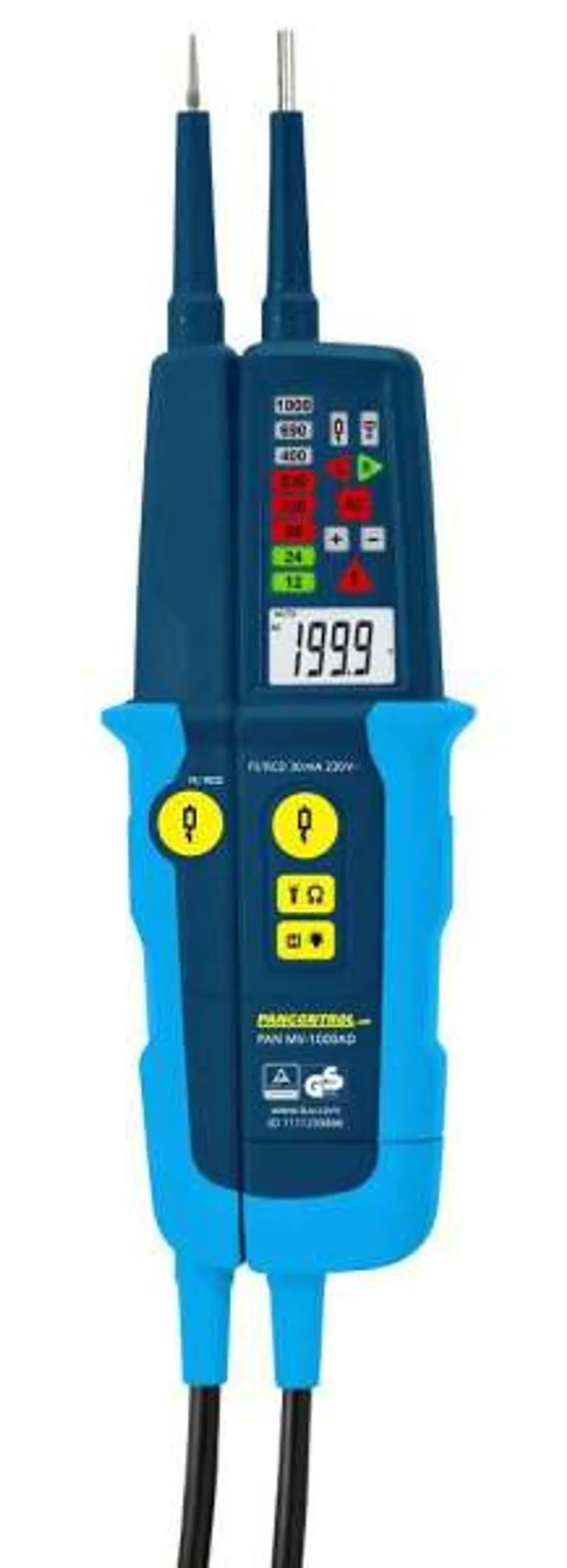 PANCONTROL Spannungs-, Durchgangsprüfer LED + LCD - Anzeige