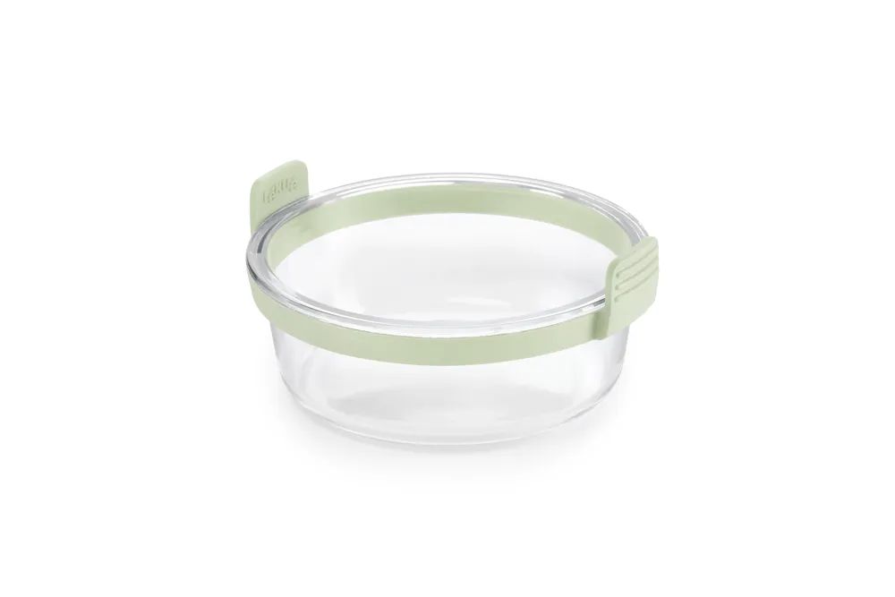 Lékué Runder Glaskorb für Heißluftfritteuse - Transparent