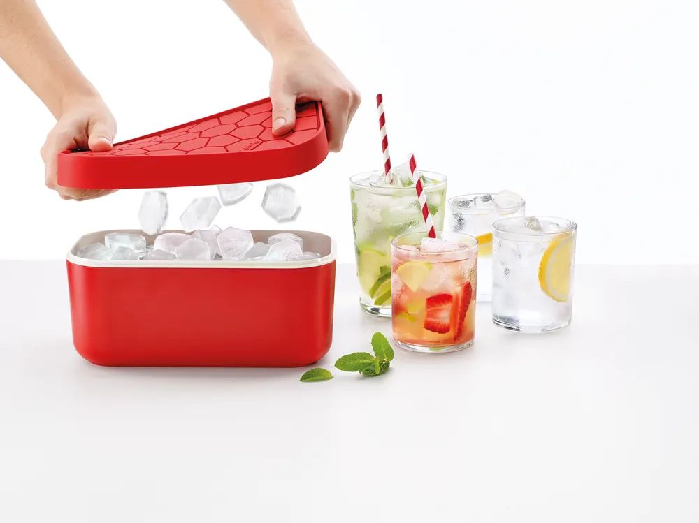 Lékué Ice Box Eiswürfelbox - Red