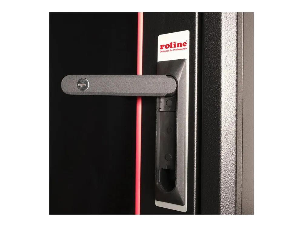 ROLINE Pro - Schrank Netzwerkschrank - mit Glastür, 600 x 800 mm (B x T)