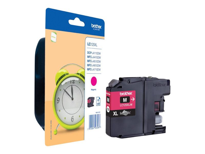 Brother LC125XLM - Sehr hohe Ergiebigkeit - Magenta