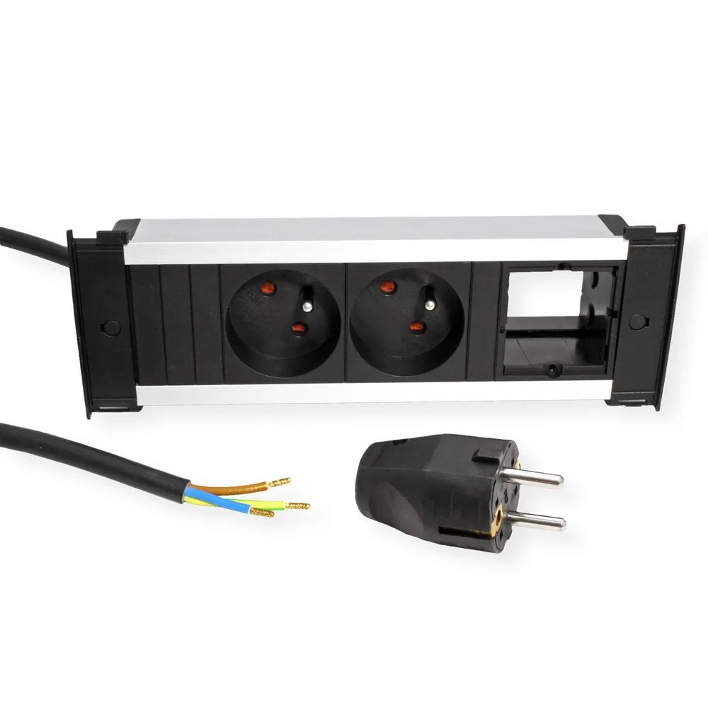 BACHMANN KAPSA S 2xUTE 1xCM Strom 2,0m CEE7/7