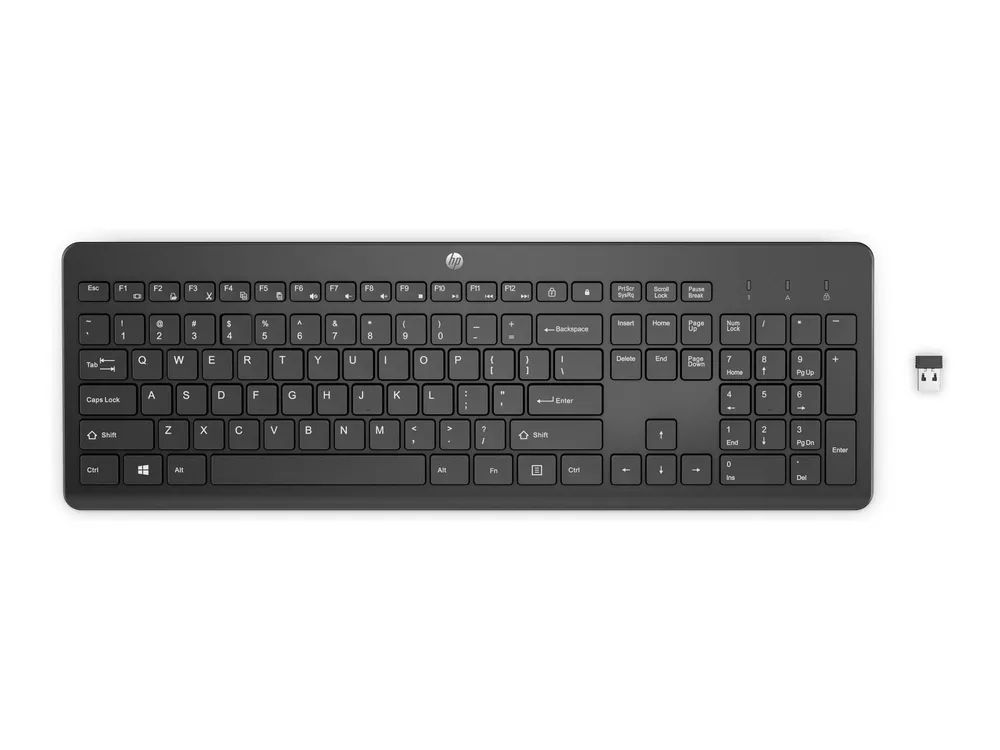 HP 230 - Tastatur - kabellos - 2.4 GHz - QWERTY
