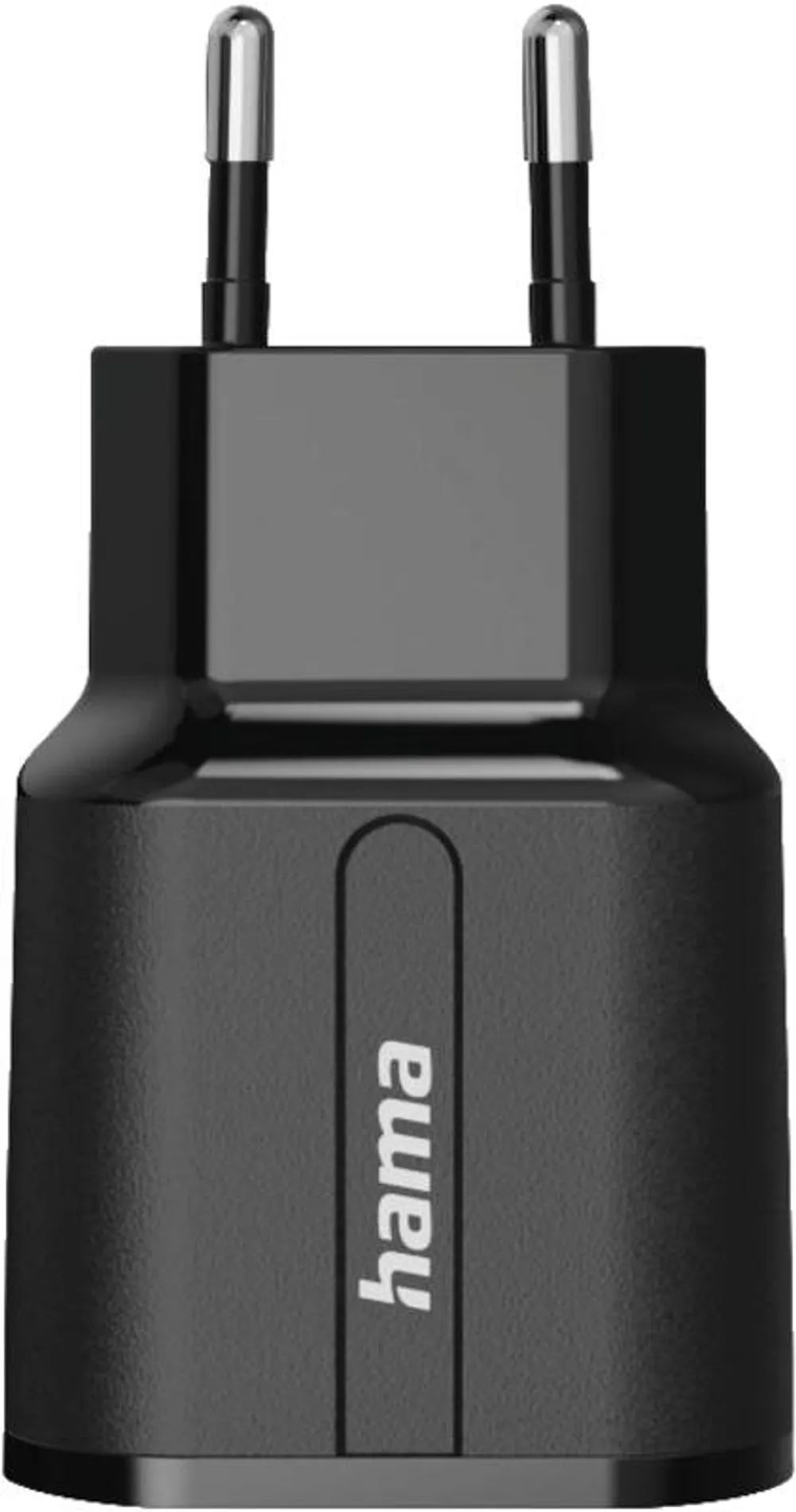 Hama Ladegerät, 2x USB-A, 12 W, Schwarz
