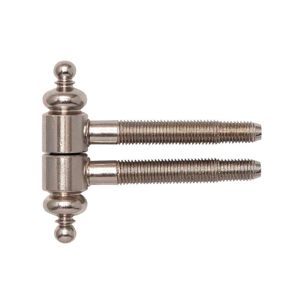 SFS Einbohrband mit Zierkopf, ø 16 mm, Bandhöhe 63 mm, Stahl vernickelt