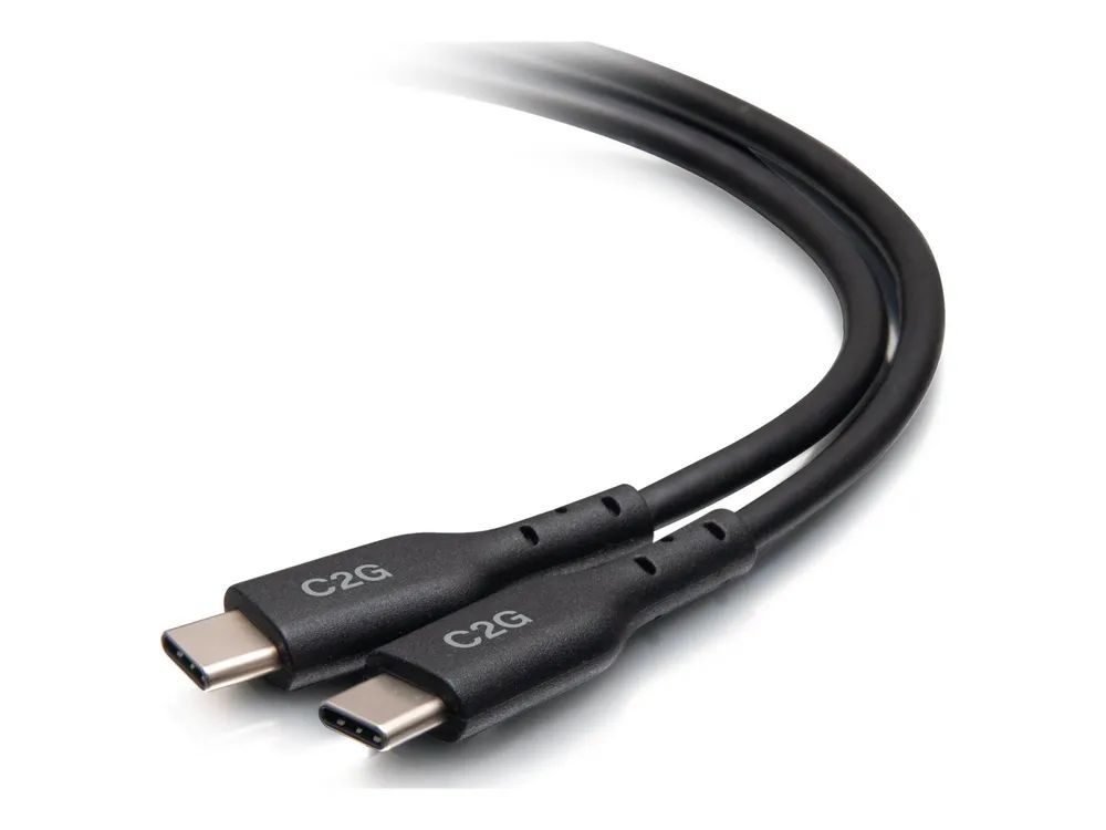 C2G 1.5ft (0.5m) USB-C Male to USB-C Male Cable (20V 5A)
