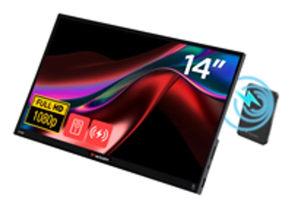 Verbatim Touch Monitor 14" Wireless - Flachbildschirm (TFT/LCD) - 35,6 cm