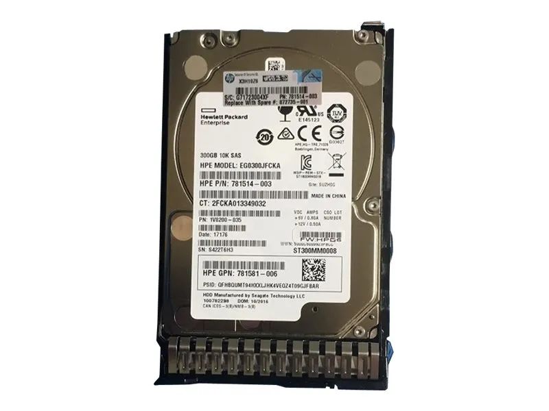 HPE Festplatte - 300 GB - 2.5" SFF (6.4 cm