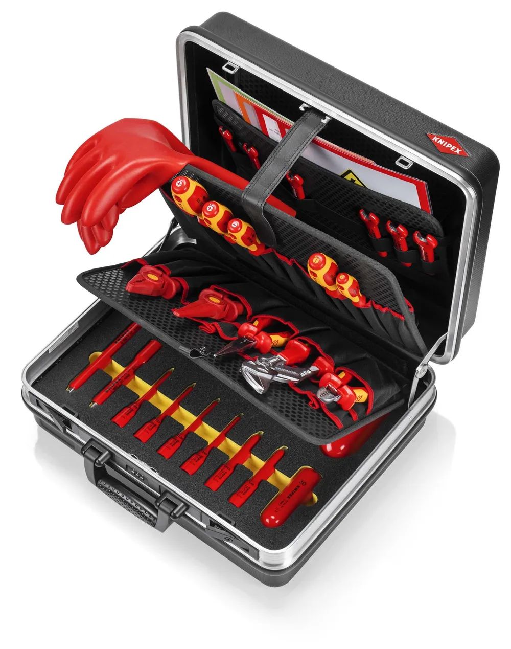 KNIPEX Werkzeugkoffer "Basic" E-Mobilität 34-teilig 410 mm