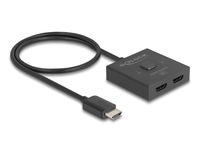 Delock HDMI Switch 2 auf 1 bidirektional 8K - Switch