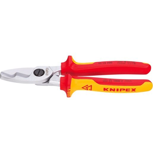 Knipex 200MM VDEØ20MM/70MM² DOPPELS / KNIPEX KABELSCHERE 95 16 200