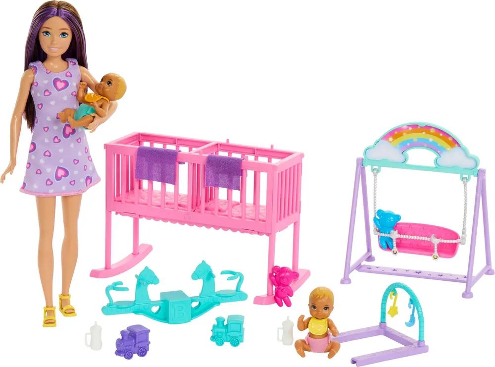 Mattel GmbH BRB Skipper Zwillingskinder Spielset