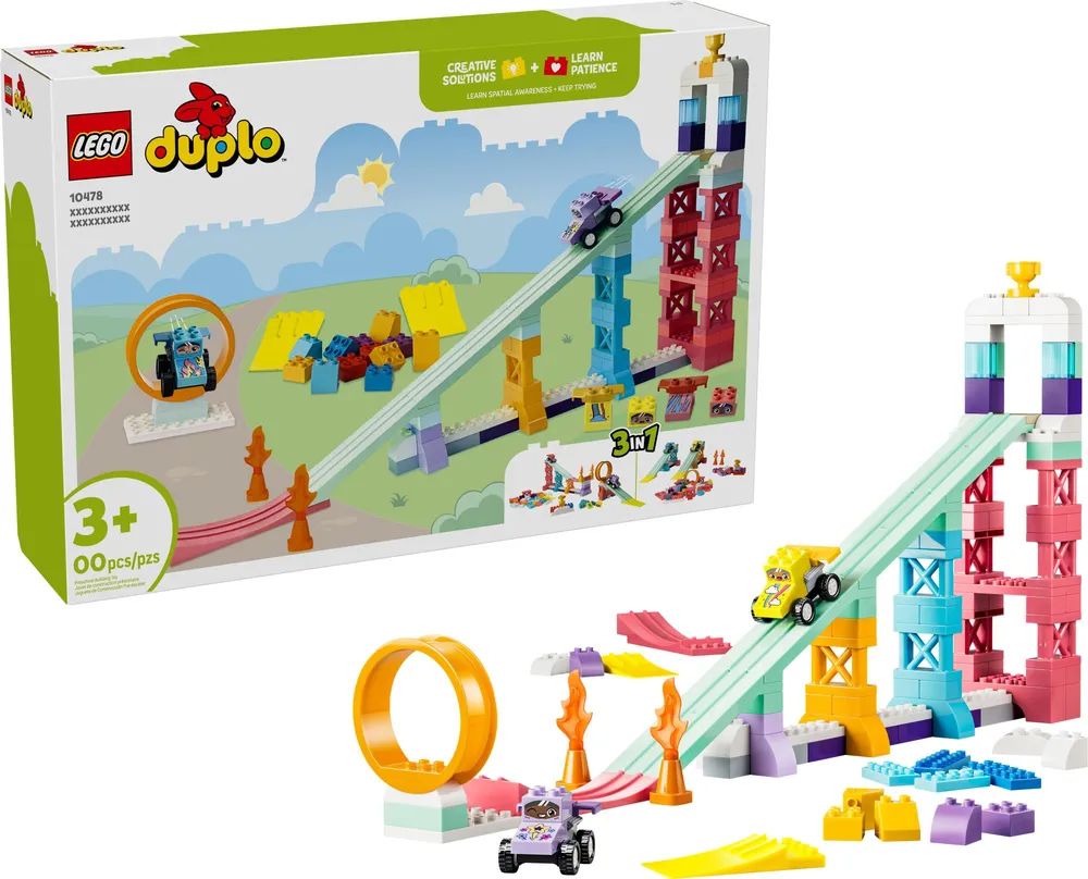 LEGO DUPLO 10478 - Kreative Sprungschanzen mit kleinen Flitzern