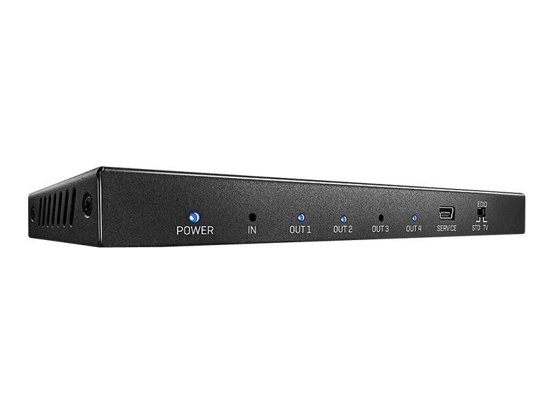 Lindy 4 Port HDMI 2.0 18G Splitter - Video-/Audio-Splitter