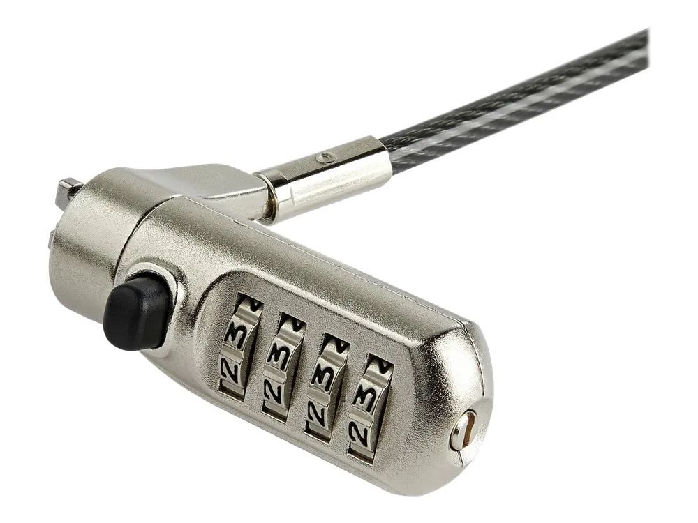 StarTech.com LTLOCKNANO Laptopschloss (2m Kabel, Nano lock, individuell wählbare Kombination, anti-theft)