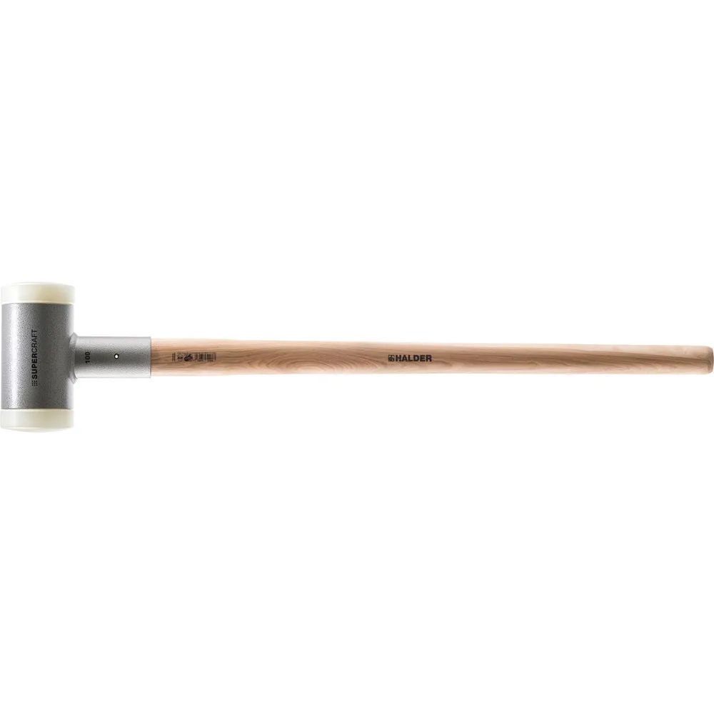 HALDER Schon-Vorschlaghammer rückschlagfrei Kopf ø 80 mm Gewicht 4000g