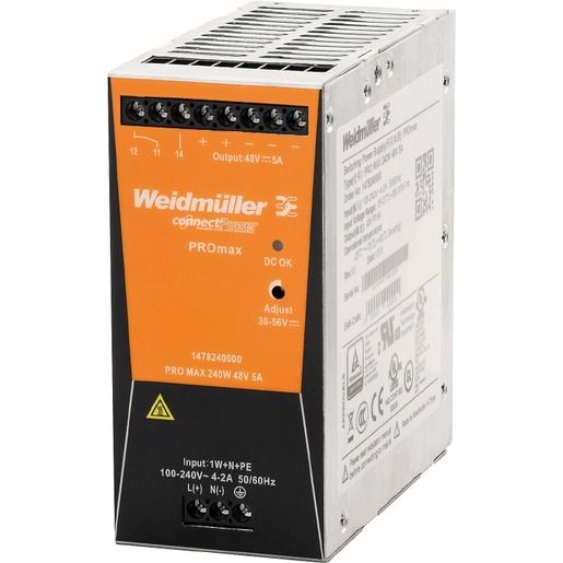 Weidmüller SCHALTNETZGERÄT 24V 10A / WEIDMÜ PRO MAX 240W 24V 10A 1478130000