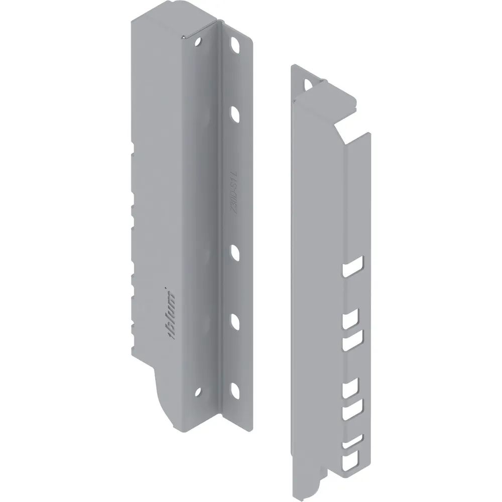 BLUM TANDEMBOX antaro Rückwandhalter, Höhe D, grau RAL9006