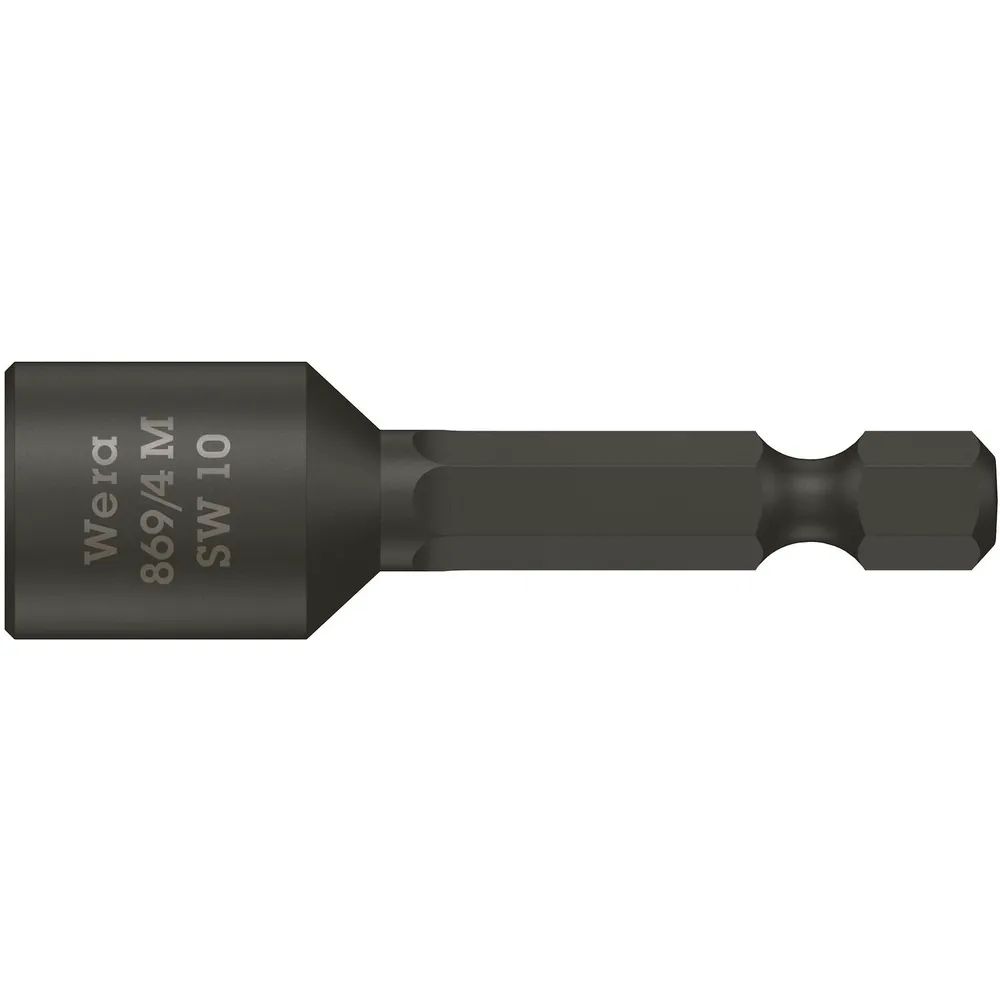 WERA Steckschlüssel-Einsatz 869/4M mit Magnet 1/4sechskant 6.0/50 mm sechskant