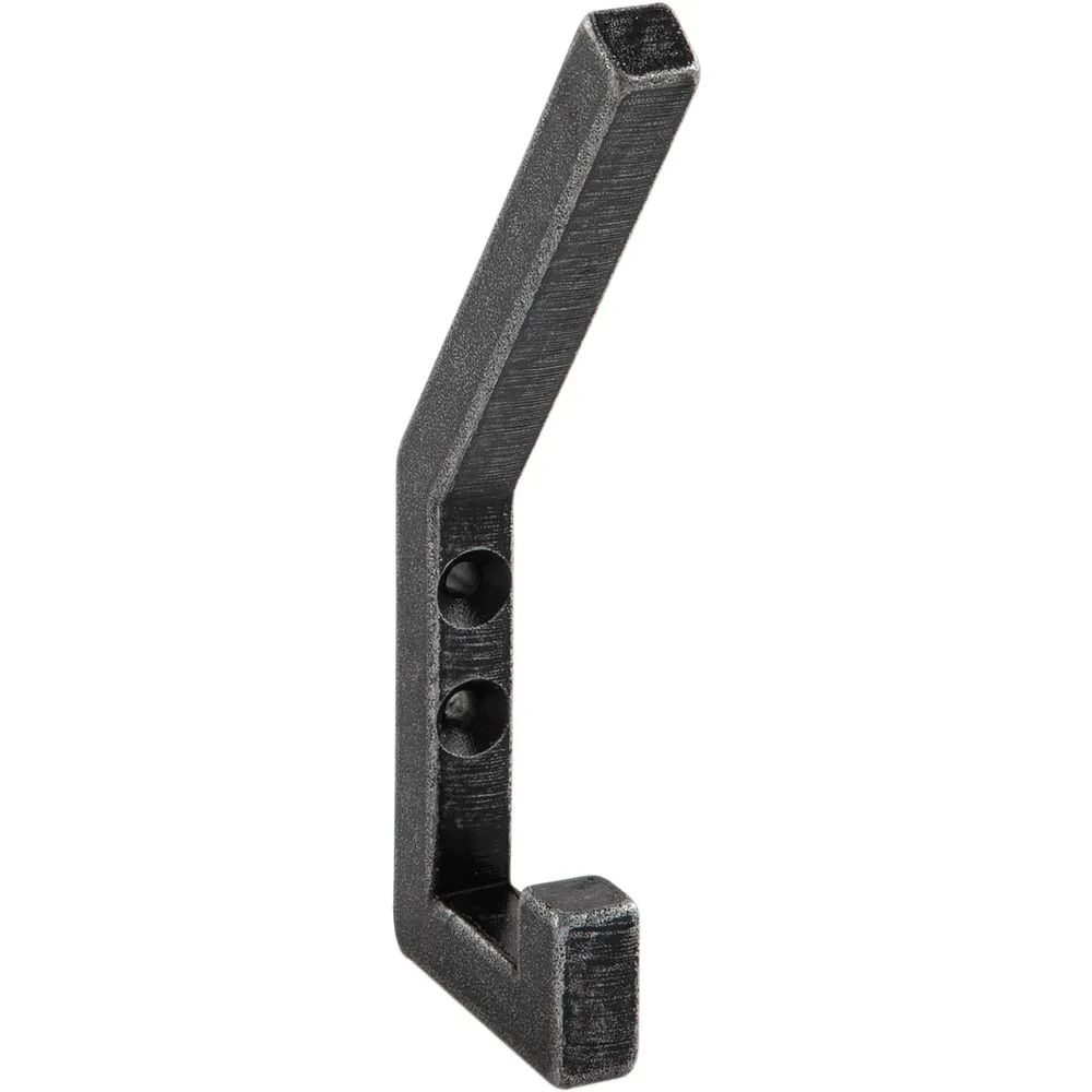 Halcö Huthaken Ischgl B 10 mm, H 120 mm, Eisen verzinkt schwarz passiviert