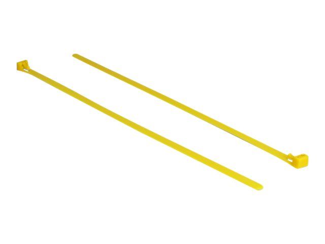 Delock Kabelbinder - 30 cm - Gelb (Packung