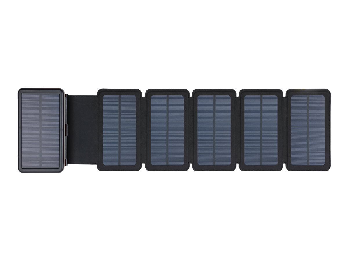 SANDBERG Active 6-Panel - Solar-Powerbank - Li-Pol - 20000 mAh - 74 Wh - 3 A - PD - 3 Ausgabeanschlussstellen (2 x USB, 24 pin USB-C)