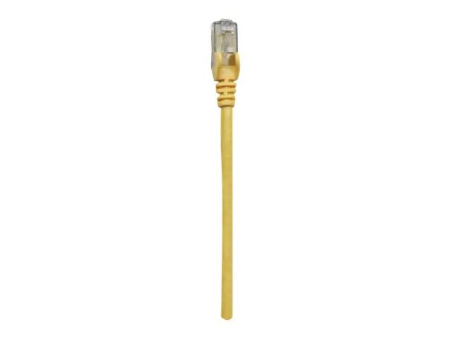Intellinet Network Patch Cable, Cat6, 0.5m, Yellow, CCA, U/UTP, PVC, RJ45, Gold Plated Contacts, Snagless, Booted, Lifetime Warranty, Polybag - Patch-Kabel - RJ-45 (M)