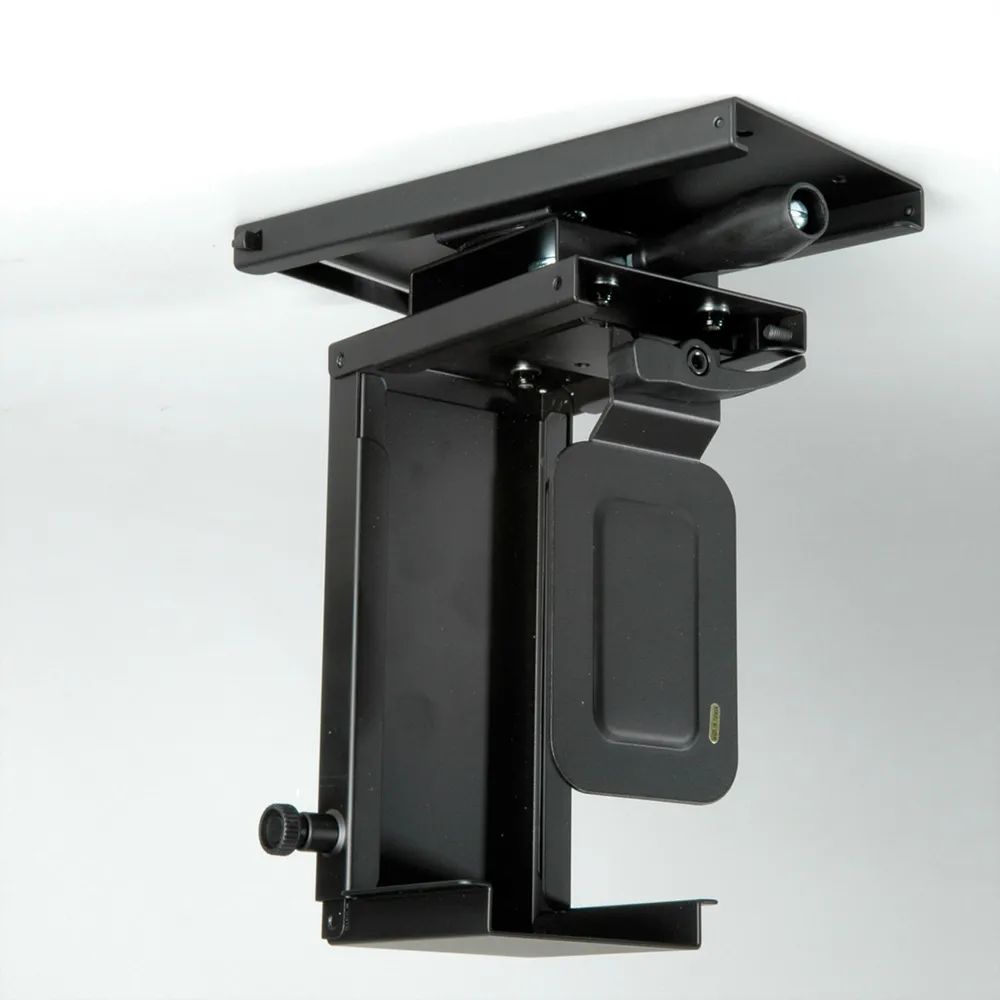 ROLINE Mini-PC-Halterung ausziehbar, drehbar, schwarz
