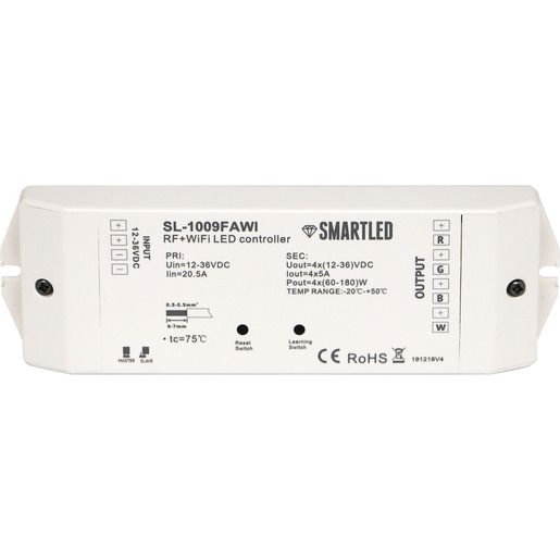 SmartLed CONTROLLER 4 X 5A RGBW RF / SMARTL SMARTLED SR-1009FAWI SR-1009FAWI