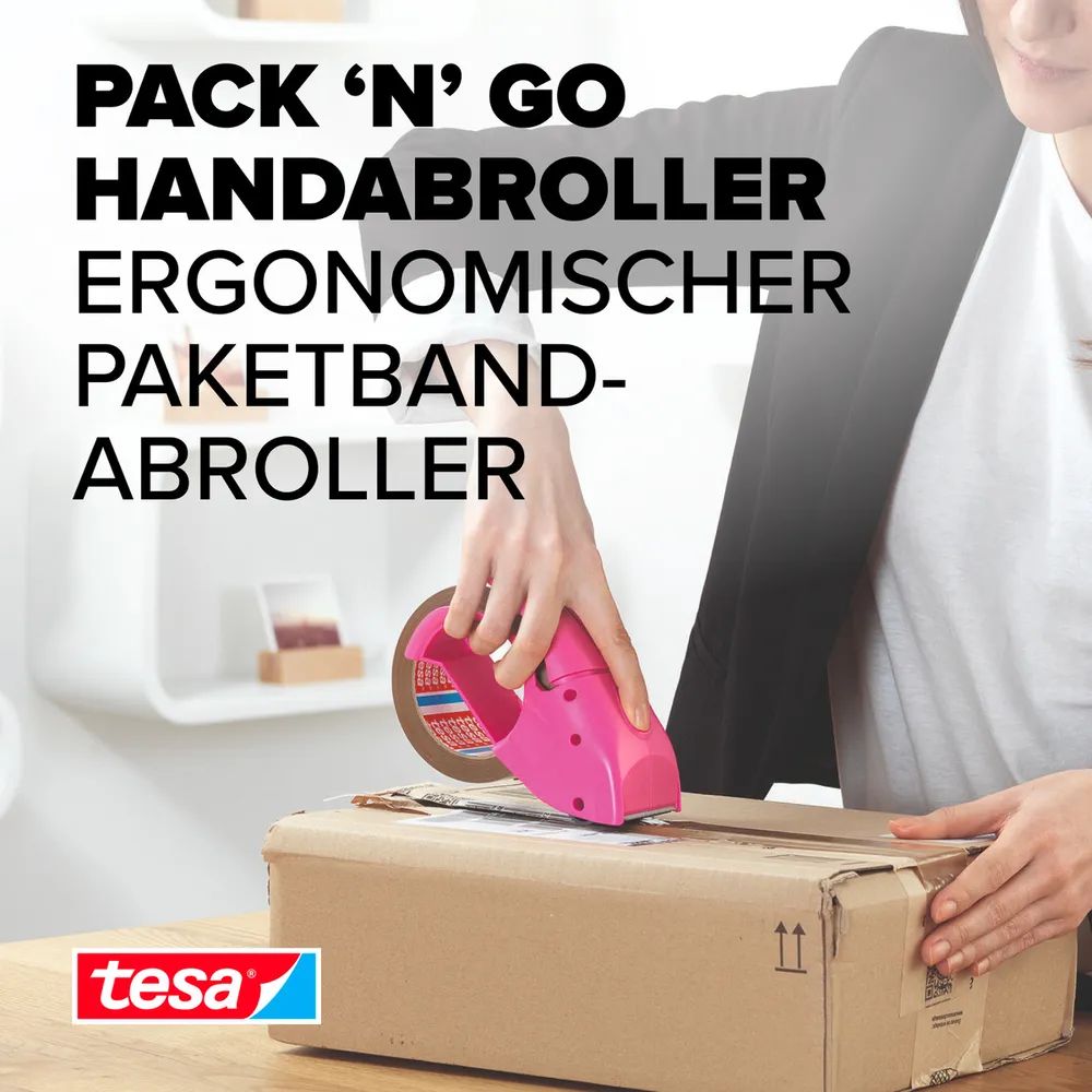 Tesa Tesapack Pack' n' Go - Abroller mit Packband