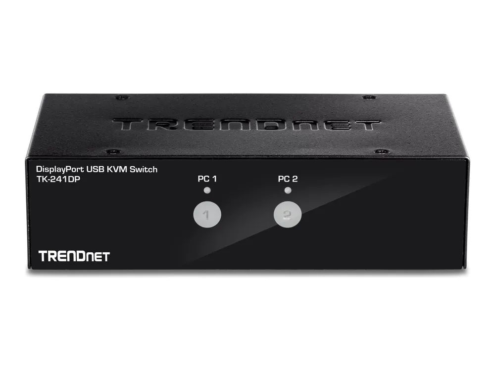 TRENDnet TK 241DP - KVM-/Audio-/USB-Switch - 2 x KVM/Audio/USB